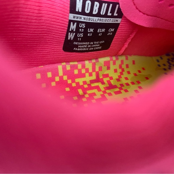 NoBull Project Trainers in neon glitch, Men’s size 9.5, Women’s size 11 - Picture 5 of 5